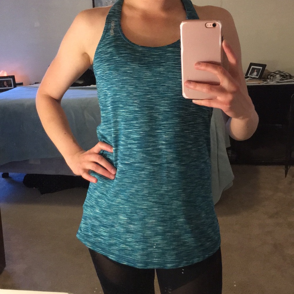 Reebok teal athletic tank